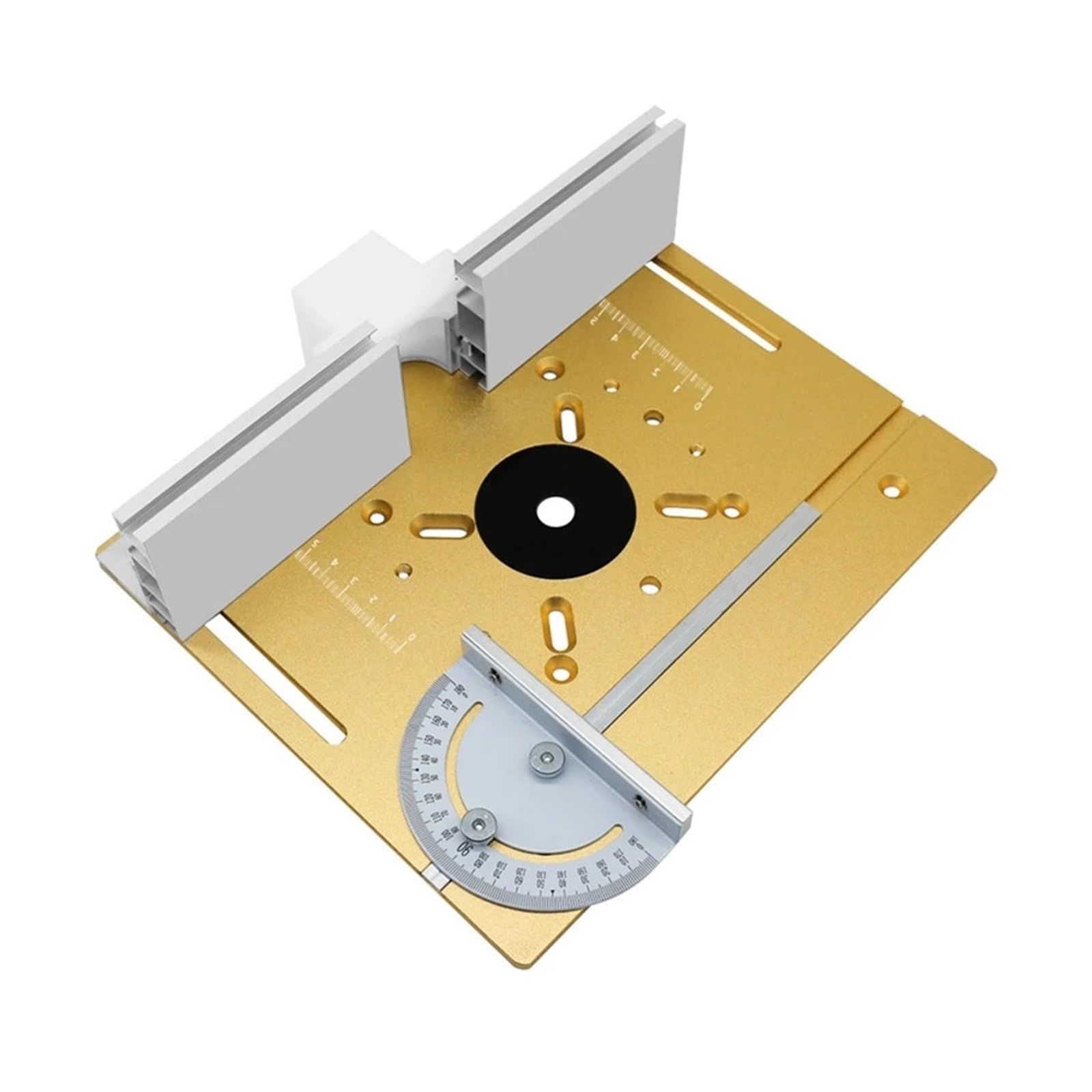 Tavolo fresatrice Di Sollevamento Del Router Di Precisione E Piastra Di Inserimento Del Tavolo Del Router - Base Di Sollevamento Del Router In Legno For Banchi Da Lavoro Strumento Fai-da-te Per motori
