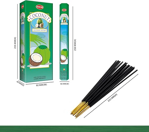 Vista 13 de Hem Varitas de incienso de lavanda – 3.53 oz paquete de 2 (7.05 onzas en total) – Aromaterapia de larga duración para relajación, meditación