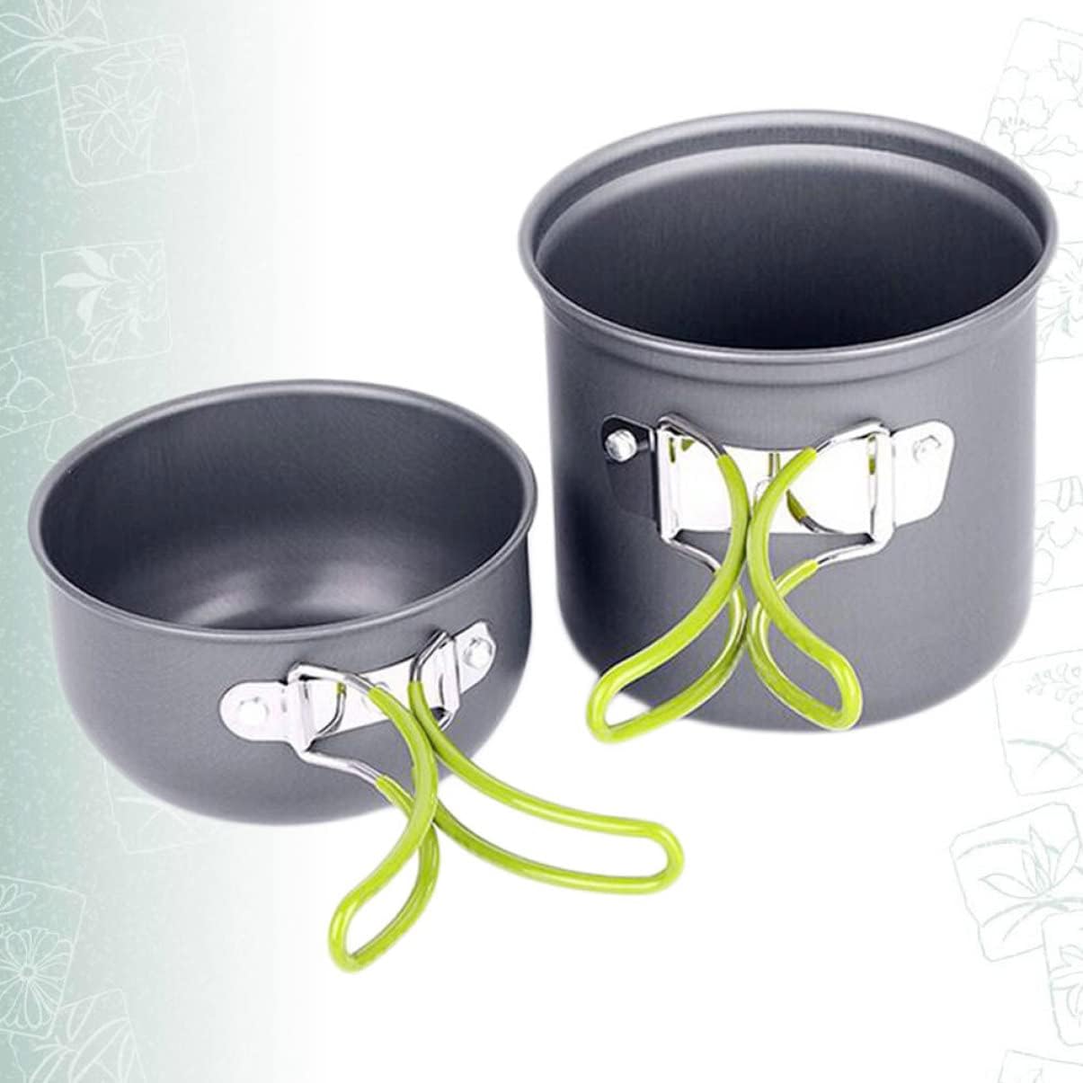Camping Cookware Set Foldable Pot Pan Cutlery Cooking Supplies for Outdoor Hiking Travel