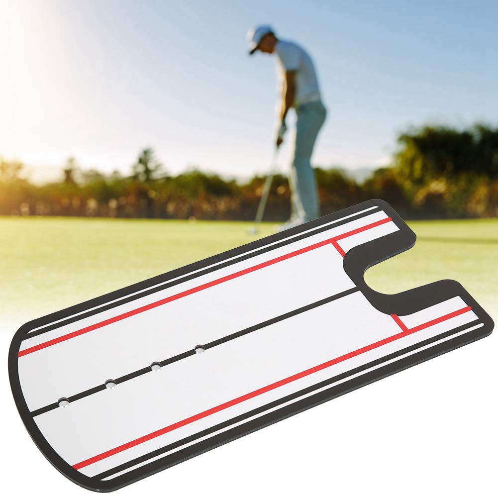Putting Mirror Golfausrichtungsspiegel Trainingshilfe Verbessern Sie alle Aspekte des Schlaganfalls