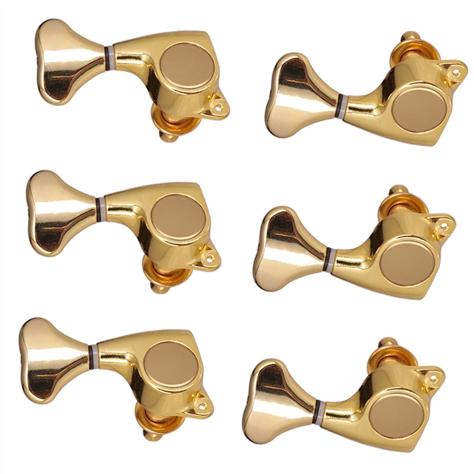 Cheville d'accord corde guitare 1 Set Gauche + Droite Guitare Tuning Tuner 1:21 Rapport D'engrenage Luthier Fourniture Gold