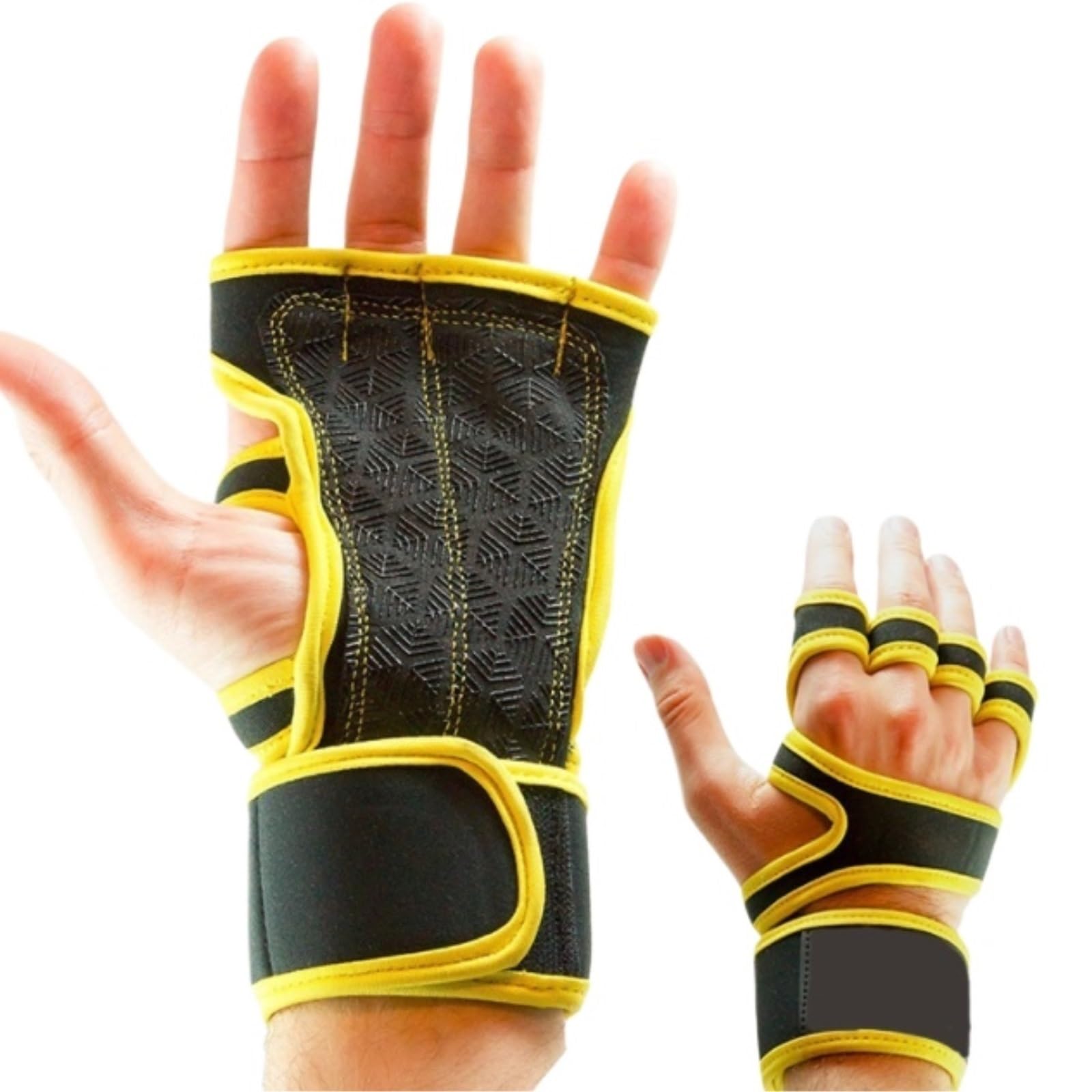 Guantes De Bicicleta De Montaña Guantes Deportivos Con Muñequeras, Mangos De Levantamiento De Pesas, Guantes Deportivos For Gimnasio, Guantes For Bicicleta