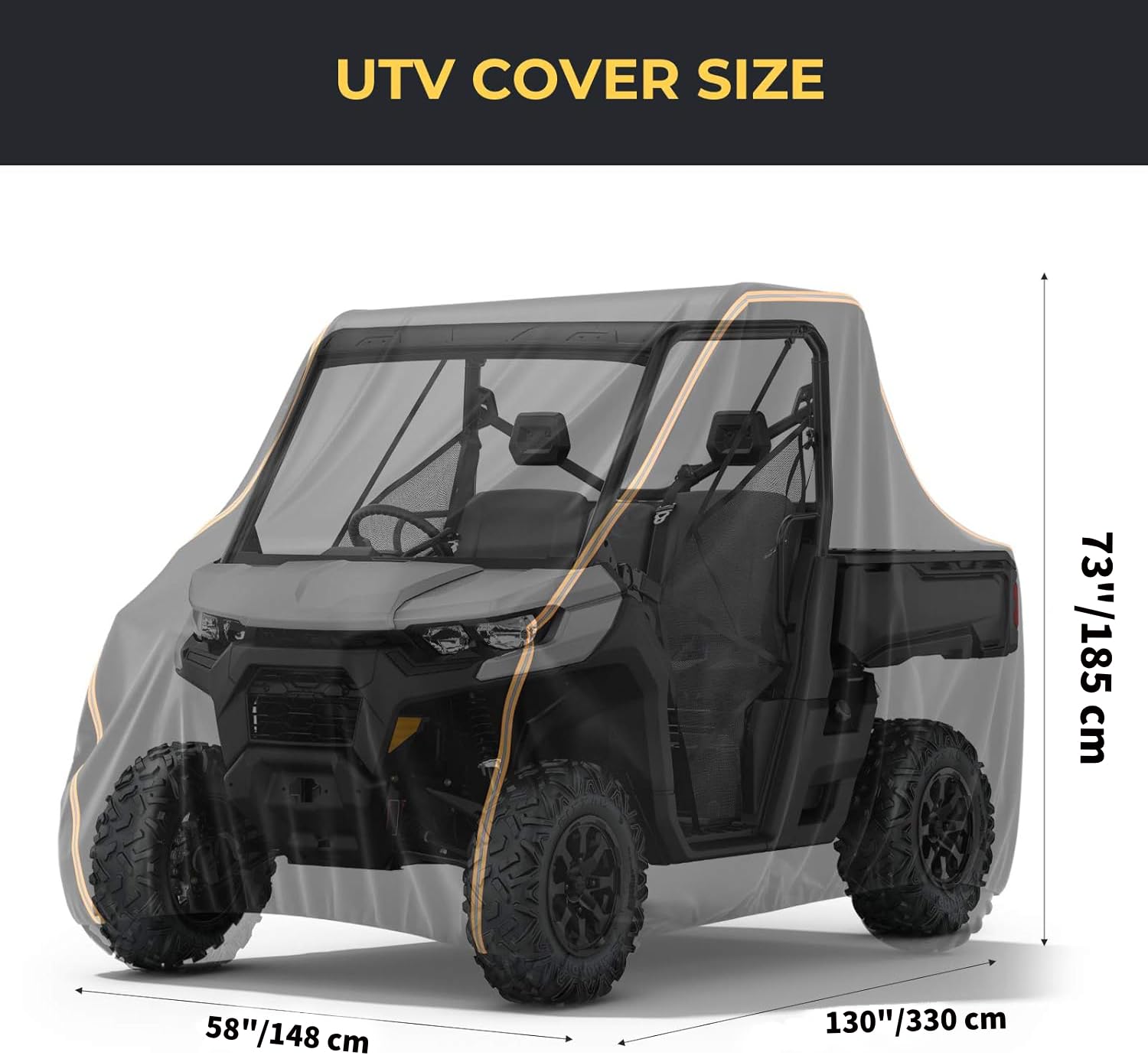 Amazon.com: Kemimoto UTV Cover, All-Weather Protection UTV