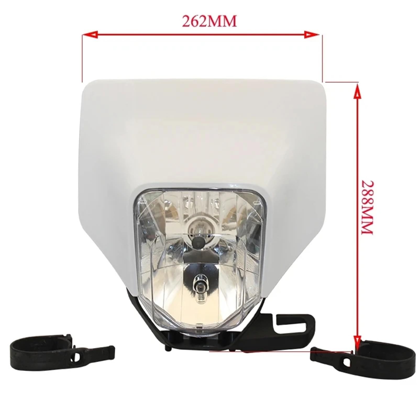 phare led moto Phare avant de moto Convient pour Husq&varna Te 300 2018, Te250 Fe TX Fe350 250 350 450 501300 2017 2019(WHITE)