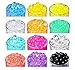 SHEING [12 Color Pack] Water Beads, Water Gel Beads Pearls for Vase Filler, Wedding Centerpiece, Home Decoration, Plants, Sensory Toy - 5 Grams per Pack