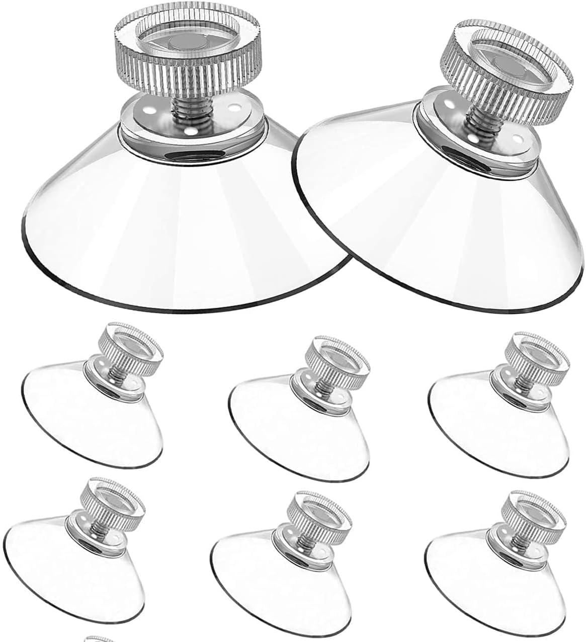 Suction Glass Suction Pads Clear PVC Plastic Sucker Pads Without Hooks Extra Strong Adhesive Suction Holder