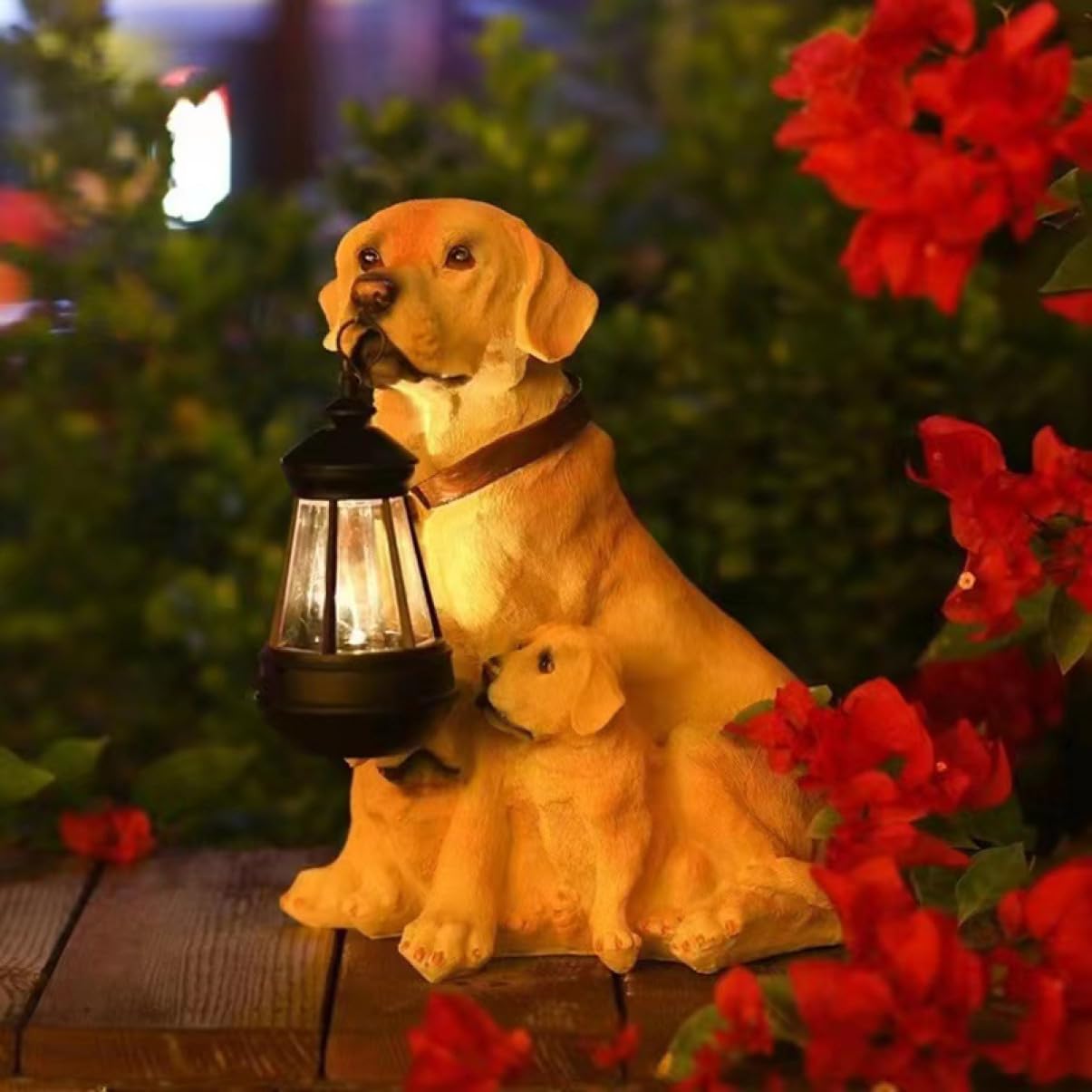 Amazon.co.jp: JAnjiaLxY welcome 置物ライト 動物置物 タイプ7 イヌ