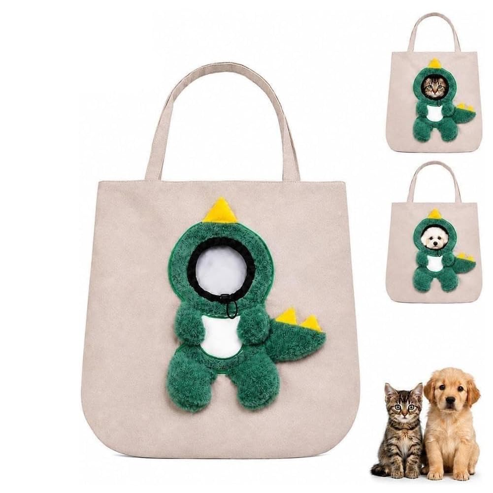 Head-Out Pet Carrier, Breathable Cat Dog Shoulder Bag