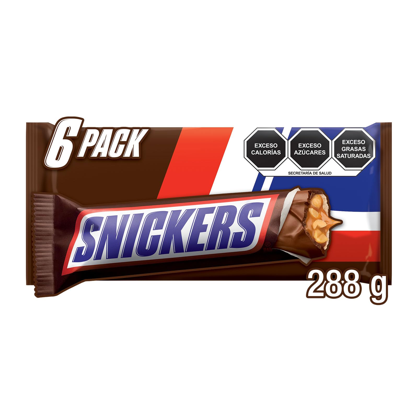 Snickers Sampling Snickers 6 Pack 48 g por Unidad, 288g : Amazon.com.mx: Alimentos y Bebidas