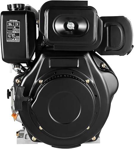 Motor diesel, 4 tiempos 10HP418cc monocilindro 3600RPM 5.5L1.45Gal Sistema de arranque de retroceso de combustible Motor diesel con sistema de