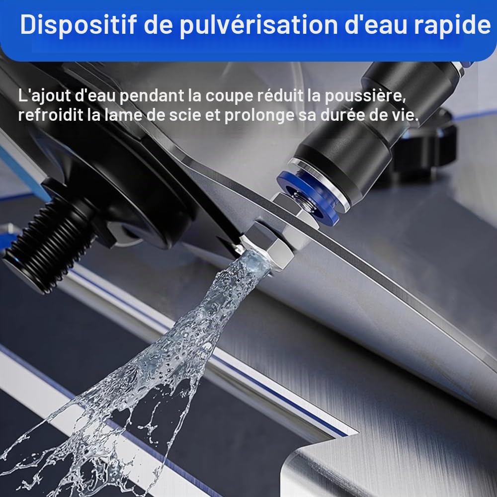 Support pour Meuleuse d'angle - Coupe Carrelage 45 Degres de Type 100 Support pour Meuleuse Angle 45 Degré Coupe Carrelage Tuyau d'Eau de 1m