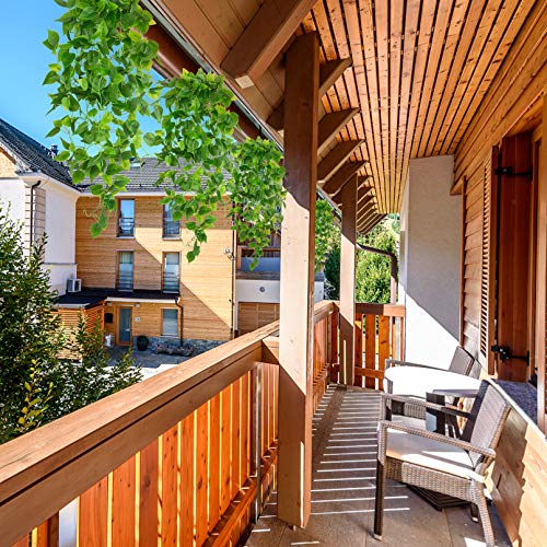 4 Pcs Artificial Hanging Plants 3.6Ft Fake Ivy Vines Hanging Wall Plants Fake Ivy Green Leaves Room Decor Home Garden Wedding Party Indoor Outdoor Decorations (Basket Not Included) #TOP4