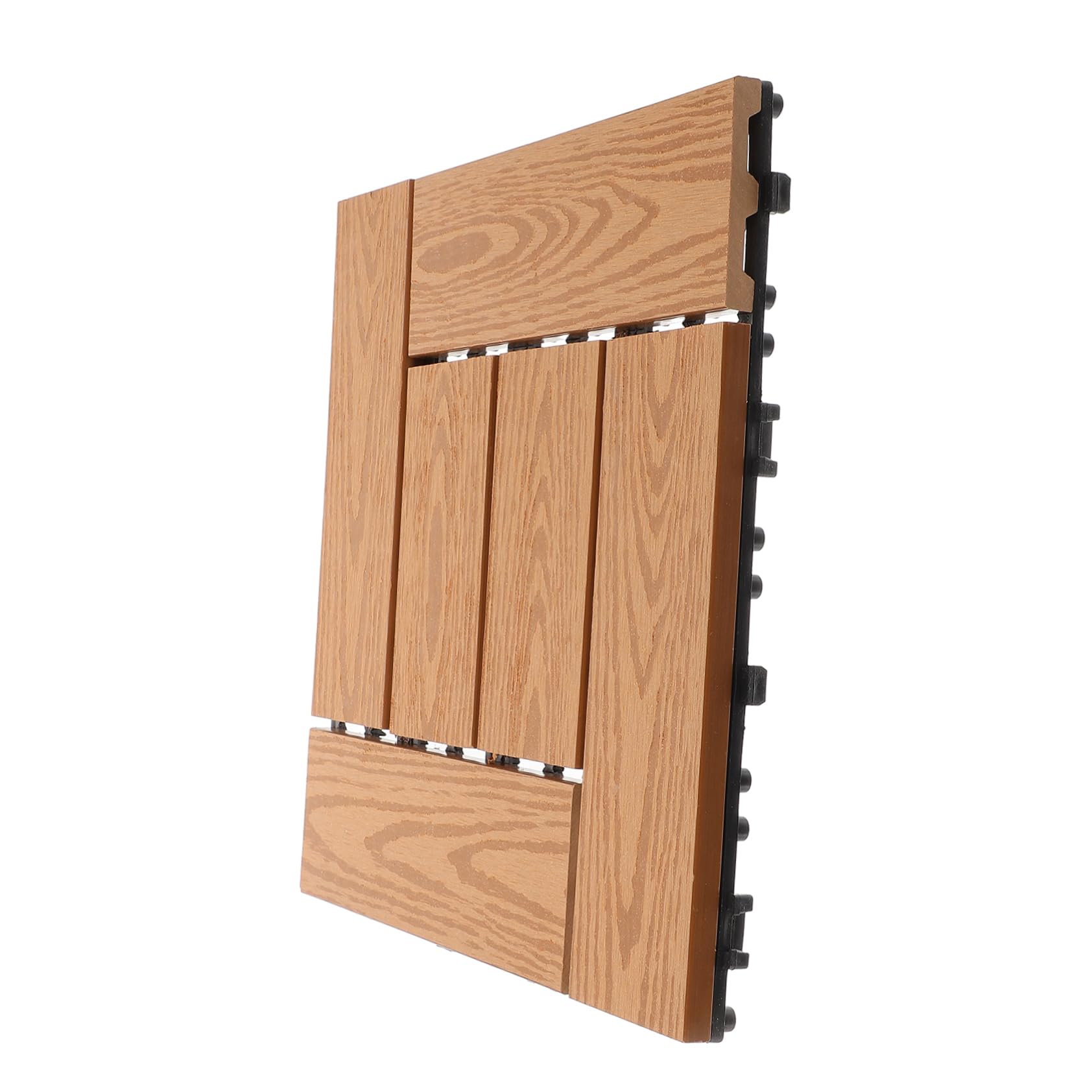 Baldosas de composite resistentes para exterior madera plastico de diseño elegante para balcon 8