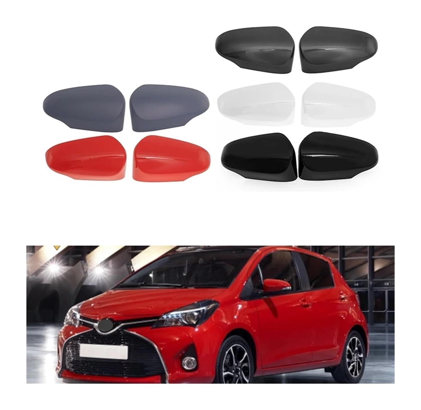 Vetro Specchio Retrovisore PRASCO Per TOYOTA YARIS (_P1_) 8033533184277