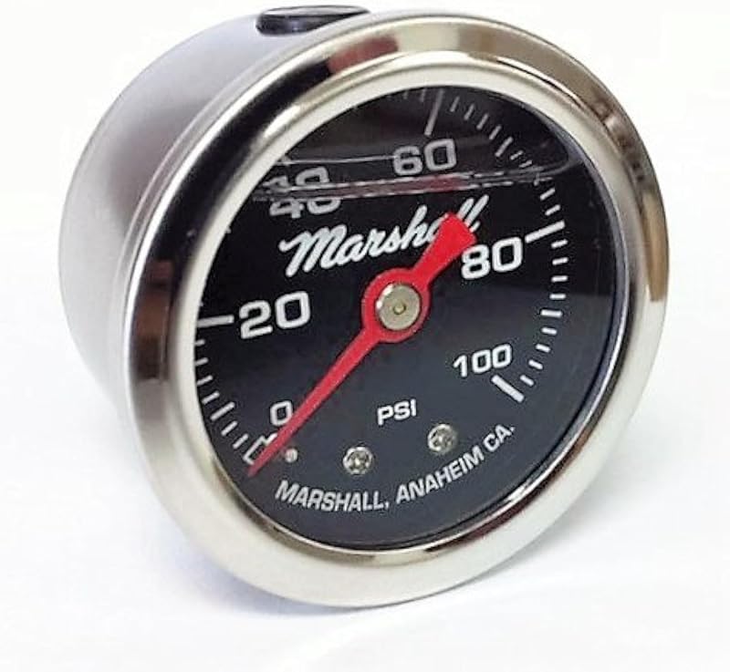 Manômetro de pressão de combustível Marshall Instruments LB00100 0–689 kPa – 1 unidade