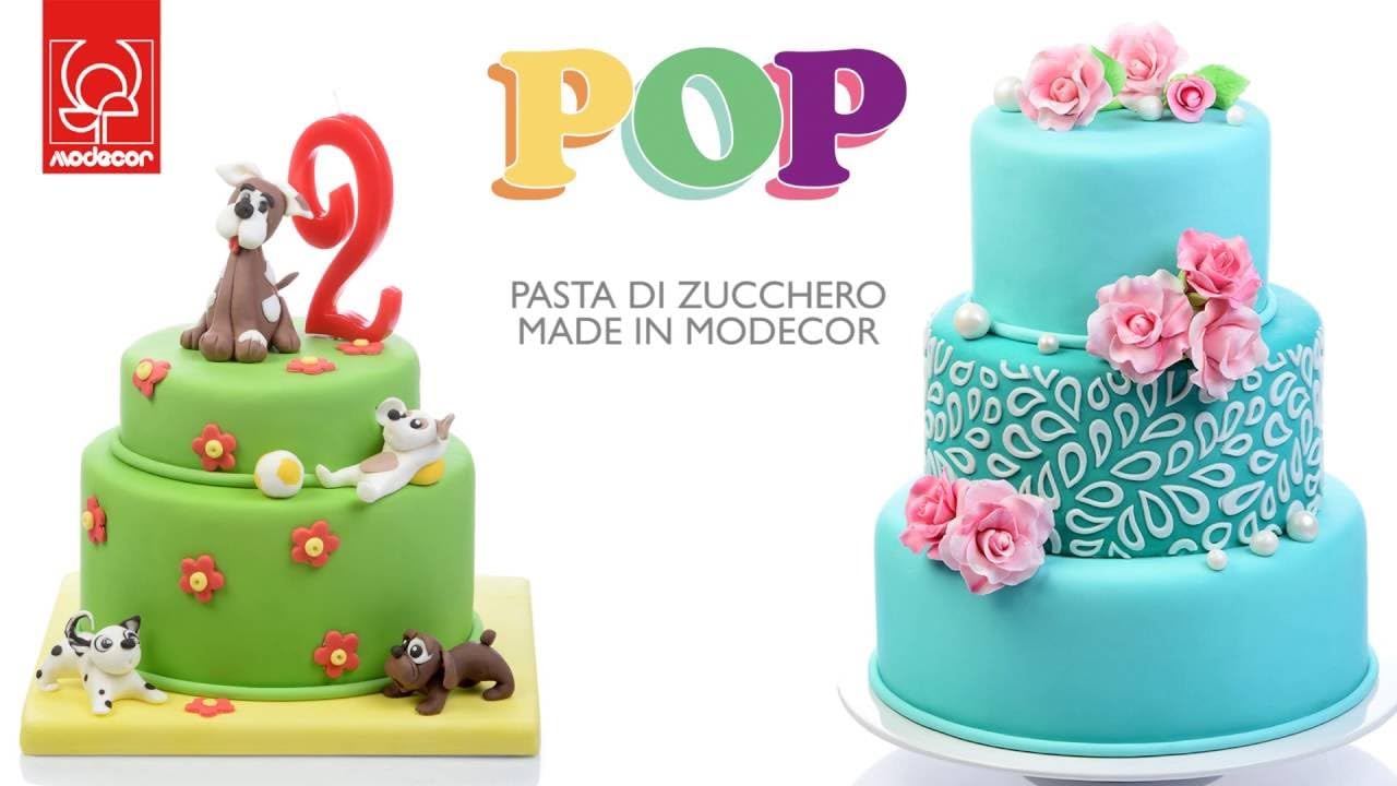 Pasta di zucchero Bianca per copertura Pop Modecor 5kg Senza Glutine
