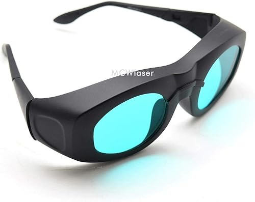 Miniatura 3 de OD7+Laser Safty Gafas de protección de amplio espectro tipo de absorción continua para 808nm 980nm 1064nm (680-1100nm) EP-15 Gafas para miopía EP-15