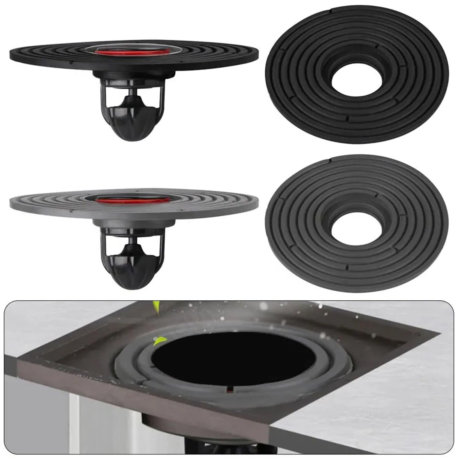 Rubber Drain Alteration Rings Rubber Drain Transite Rinngs Drain Reducer For Enhances Bathroom Fittings Compatibility