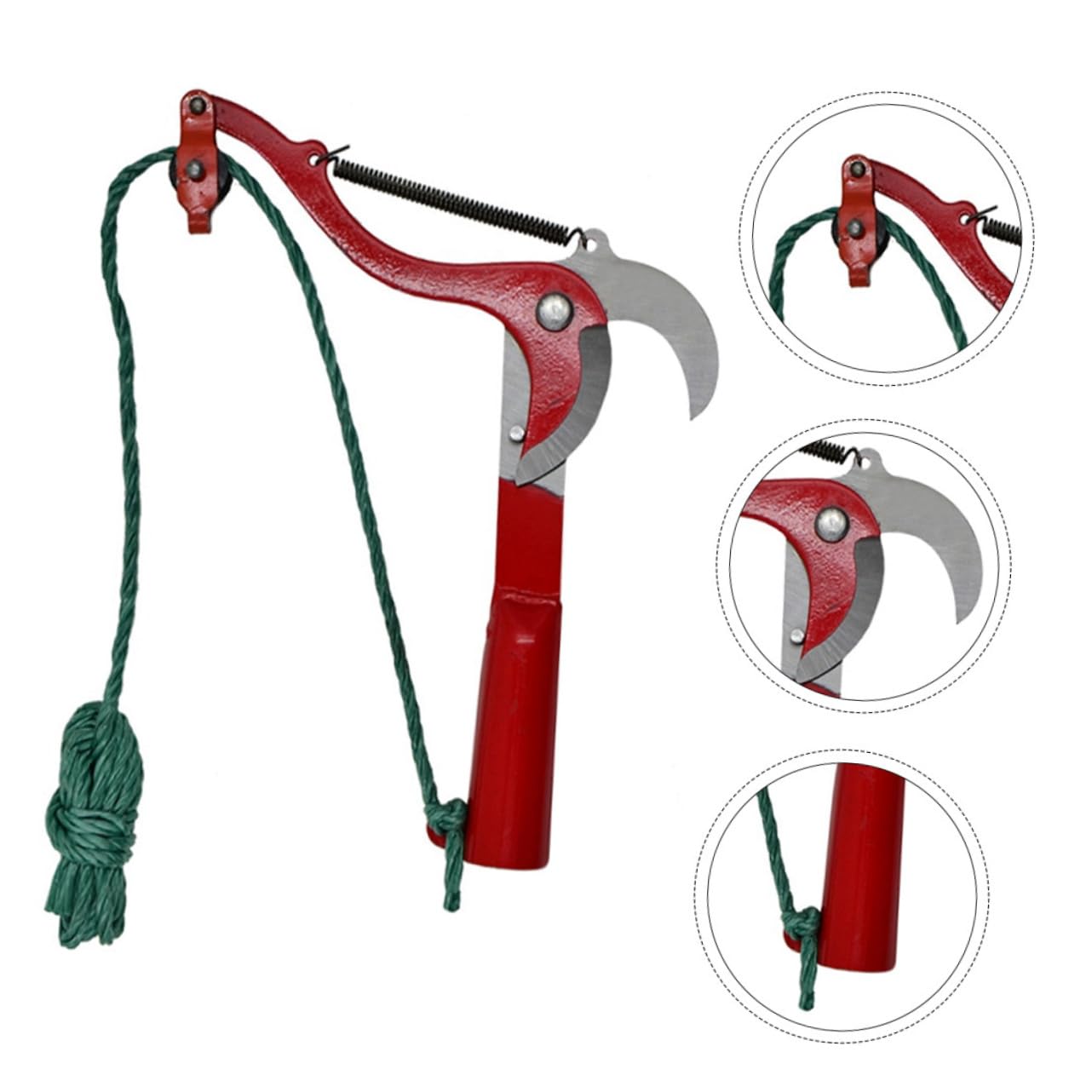 Abaodam 2stücke Bauschere Astschere Gartenschere mit Blumenschere und Stielschneider für Gartenarbeiten Obstbaumschneiden und Pflanzenpflege