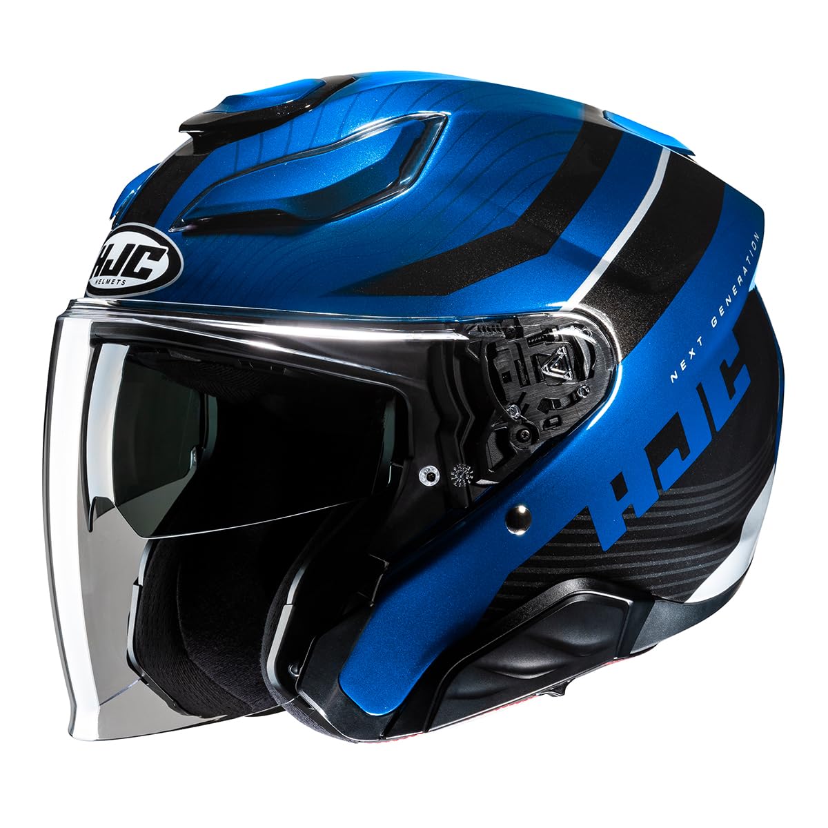 Casco Moto Jet HJC F31 Nero Semiopaco - Taglia M, Omologato ECE 22.06 - Foto 8