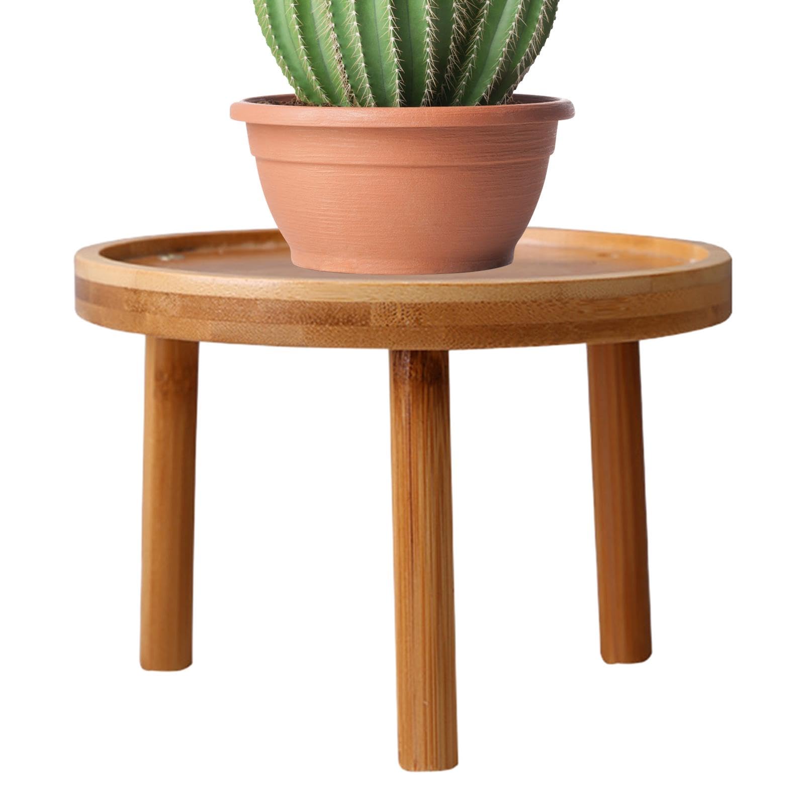 Wooden Plant Stand Flower Pot Stand Flower Stool Wooden Round Garden Flower Stand Plant Stool Flower Pot Stand Plants Decorative Stool Pot Planter Holder Flower Pot Holder for Home