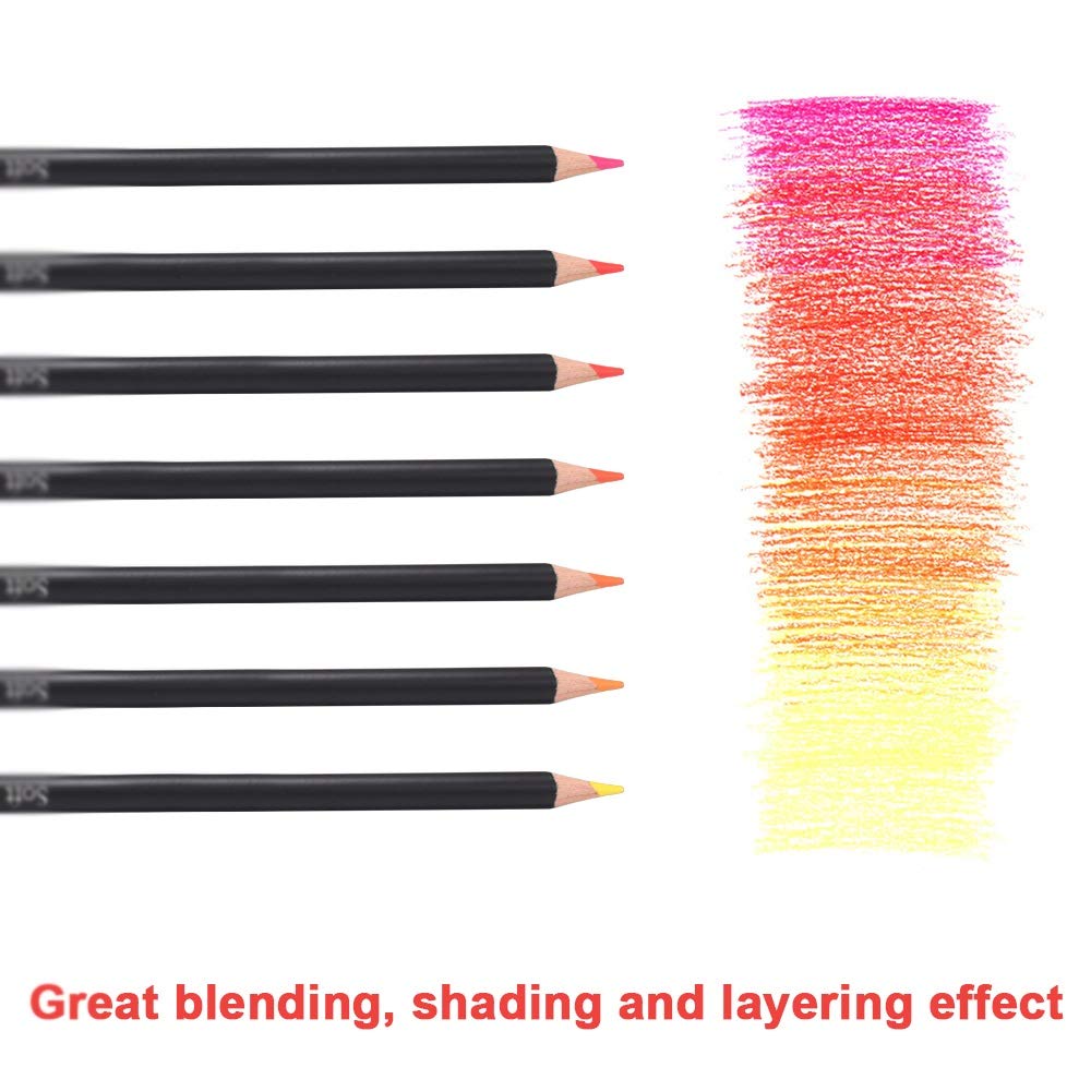 hk 油性色鉛筆 Amazon | 油性色鉛筆 95 本 削り済み色鉛筆セット 簡単