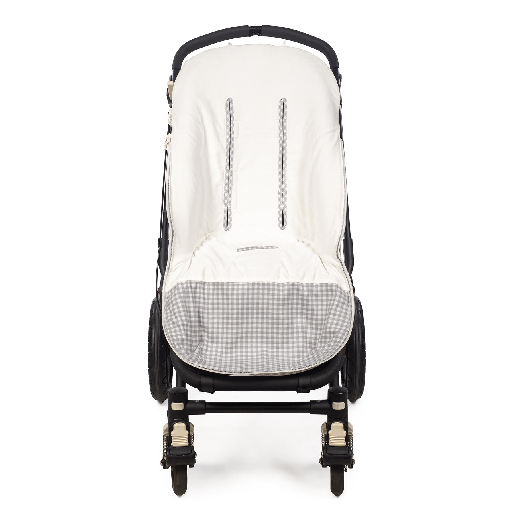 Saco silla invierno I Love Vichy de Walking Mum (Gris)