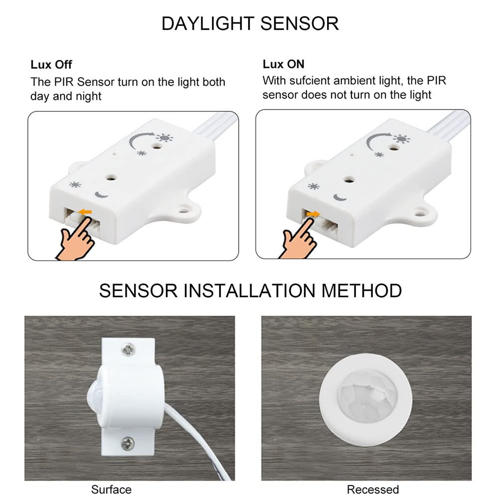 Daylight Sensor Control KOMIGAN Motion Sensor With Daylight Sensor