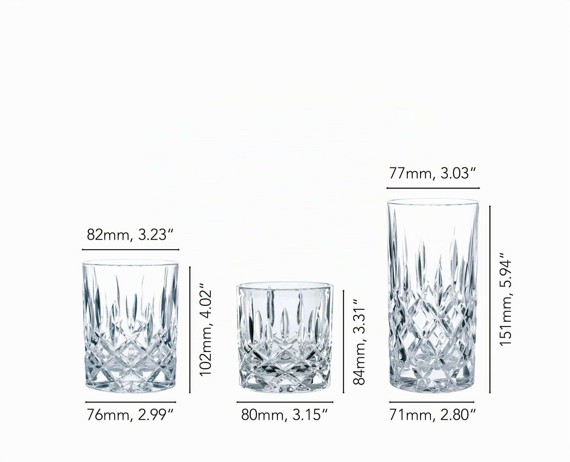 Nachtmann 101764 Noblesse Lot de 18 tasses