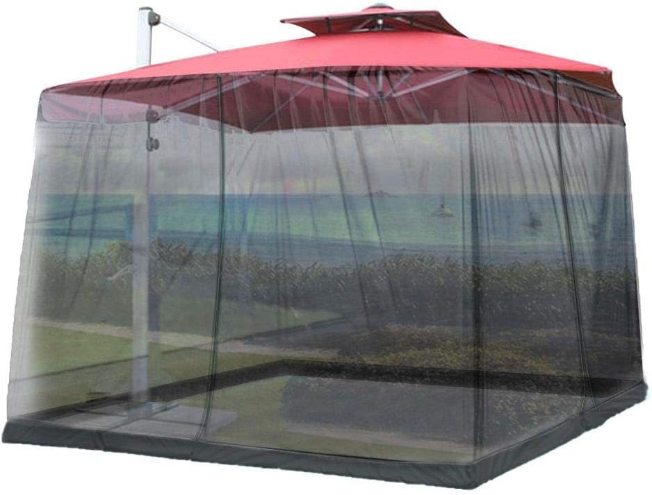 Patio Umbrella Mosquito Net, Outdoor Garden Umbrella Table Screen
