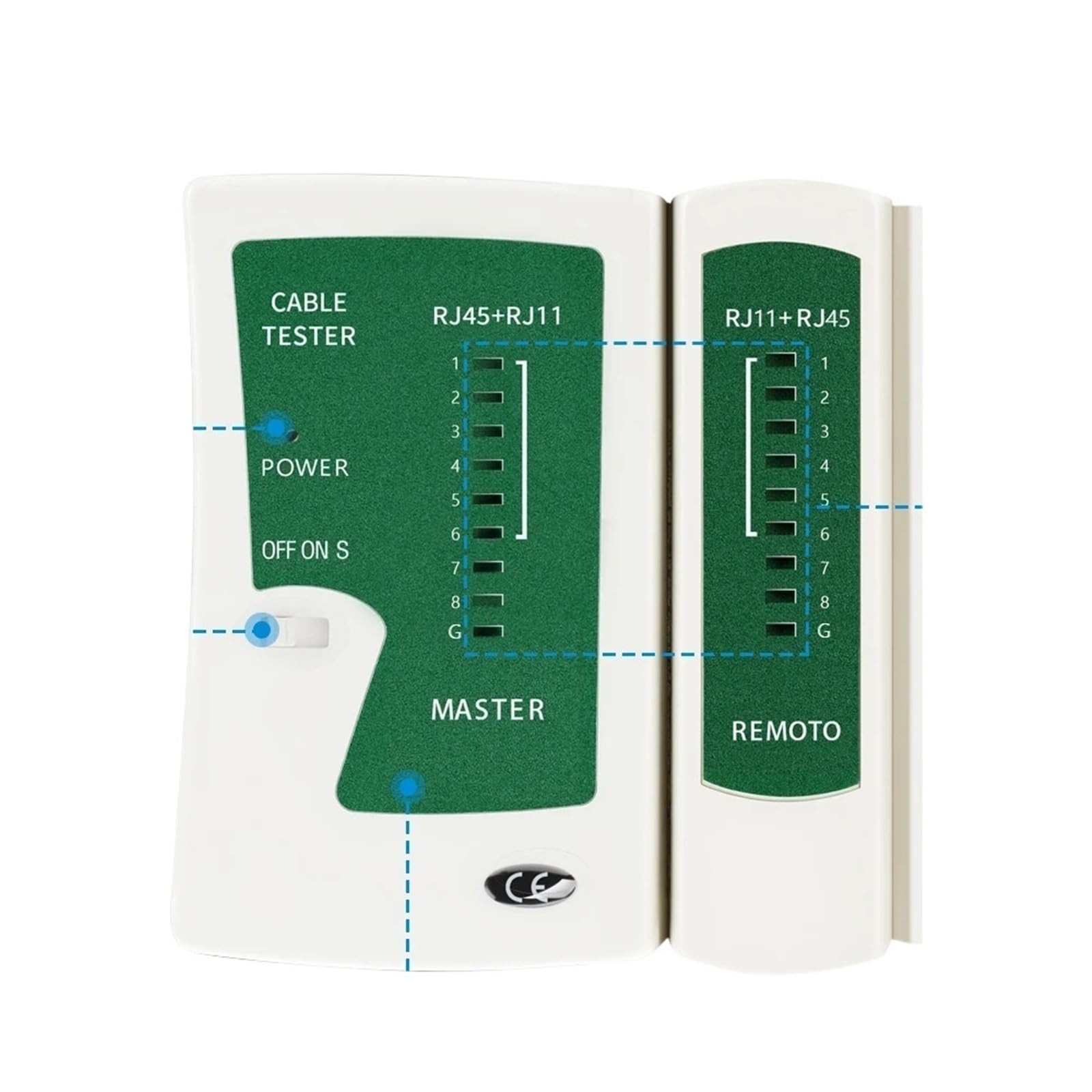 Cat6 RJ45 RJ12 Kit di strumenti di crimpatura 8P6P Pass Through Crimper Tester for cavi di rete Spellafili Cat6 50 pezzi Connettori e stivali | Cat6 RJ45 RJ12 Crimping Tool Kit 8P6P Pass Through Crimper Network Cable Tester Wire Stripper Cat6 5