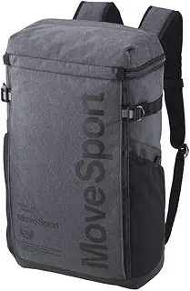 MOVESPORT(ムーブスポーツ) 30L PCポケット 再帰反射 多機能 大容量 収納力 通勤 通学 部活 DMAPJA04,BKBL,F