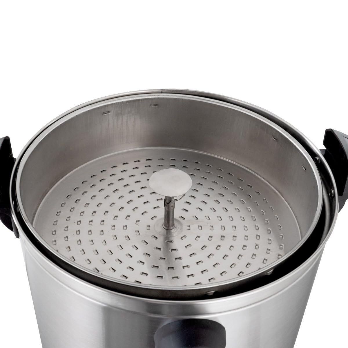 GastroHero Kaffeebereiter 18,2 Liter I Edelstahl Perkolator 121 Tassen Kapazität, Edelstahlfilter, Überhitzungsschutz, Zapfhahn & Wasserauffangschale