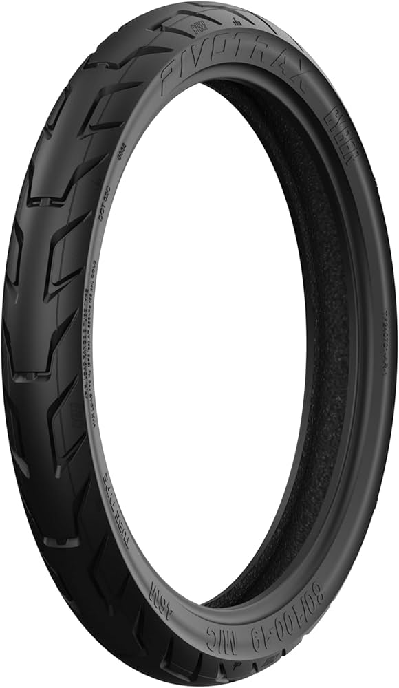 Amazon.com: PIVOTRAX CYBER 80/100-19 Street Tire – High