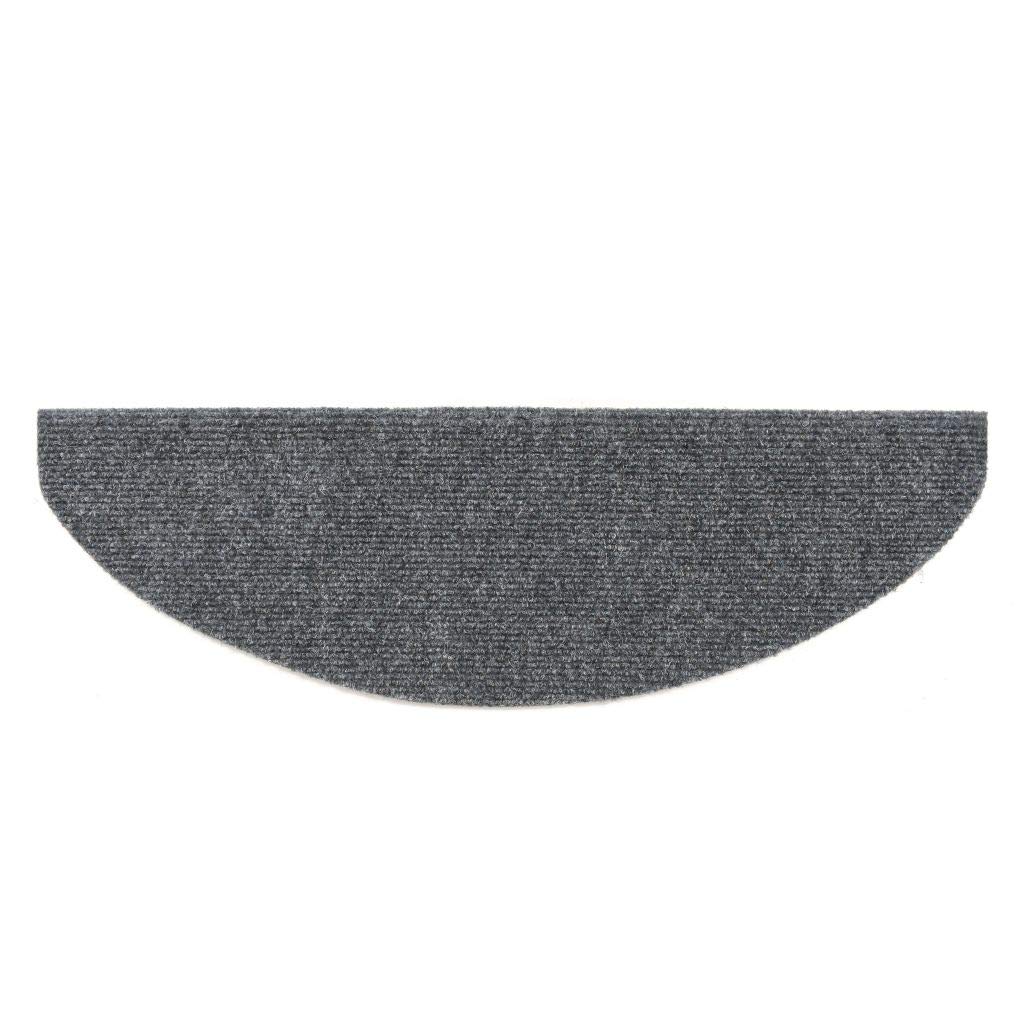 15 Tapis D'Escalier Antidérapants - 56x20cm - Polyester Doux - Adhésif Fort - Pour Intérieur