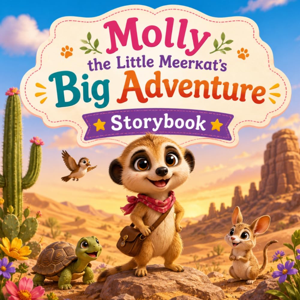 Molly the Little Meerkat's Big Adventure: Cute Storybook
