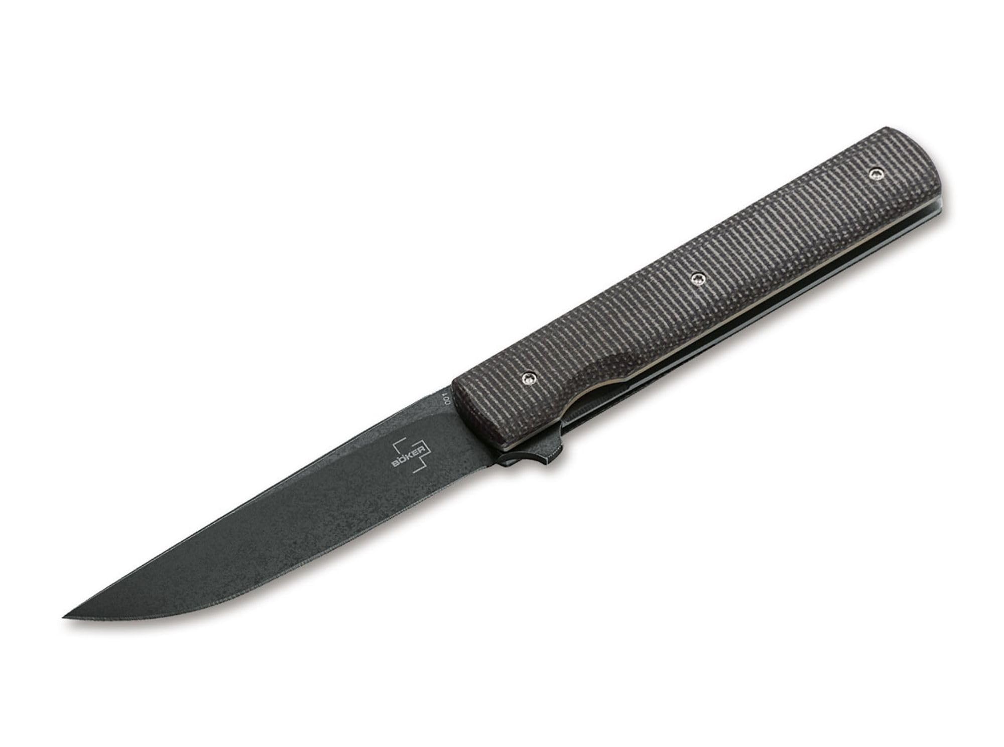Couteau de poche Urban Trapper Boker Plus Noir en Micarta
