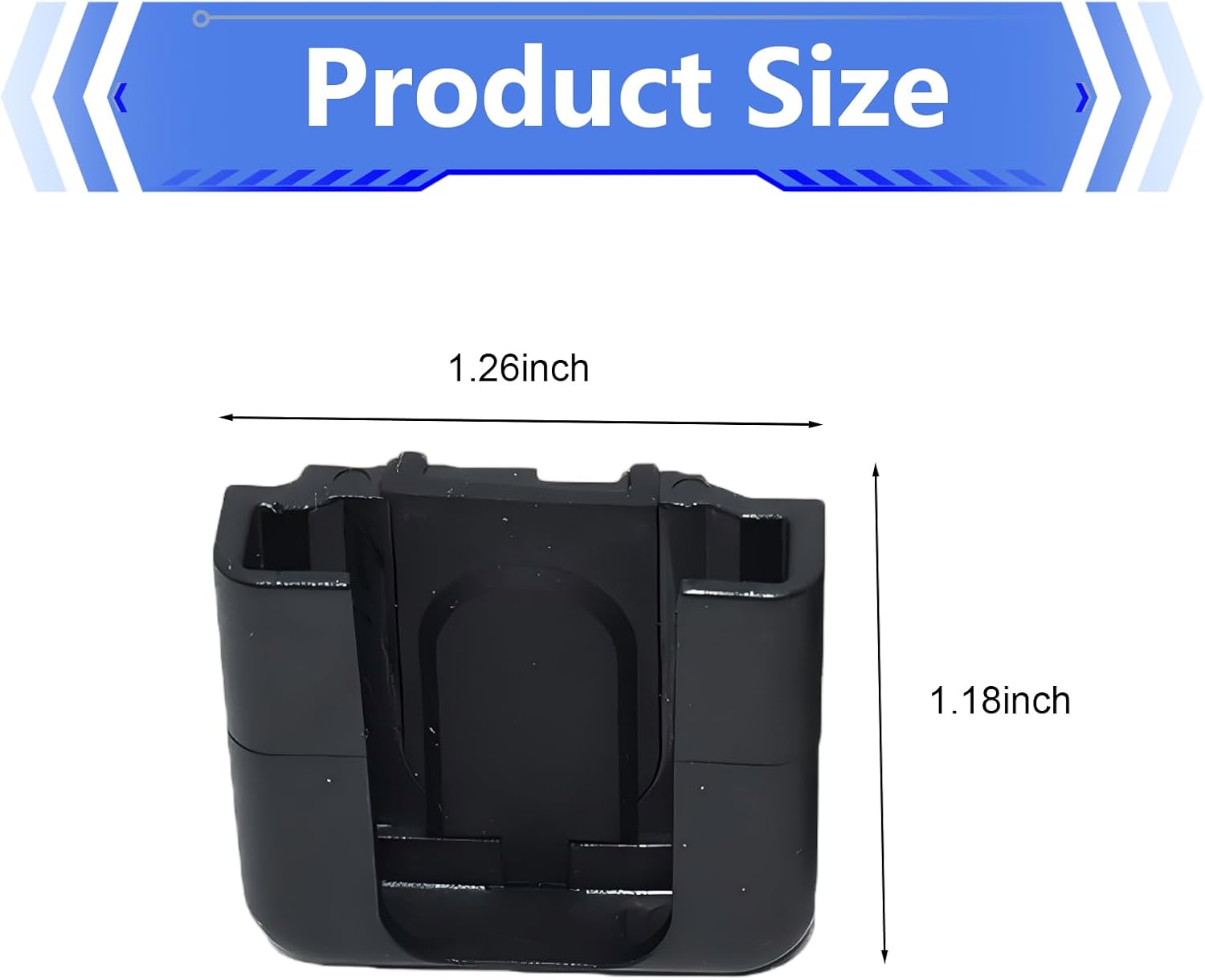 Clip Fuel Lid, Fuel Gas Tank Clip Replacement 74481-TZA-023, Plastic Gas Tank Door Component, Compatible with Honda Accord 2023-2025 Civic 2022-2026 (Black)