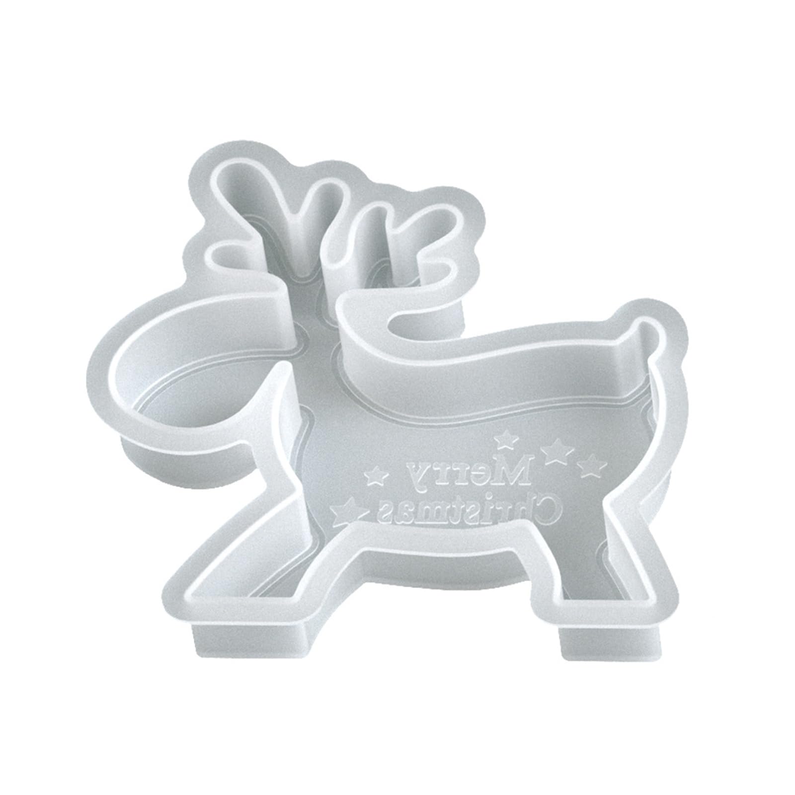 RUINBNC Multiple Designs Holiday Molds Food Safe Silicone Reindeer Horse Star Angelic Christmas Craft Projects Food Grade Silicone Holiday Maker