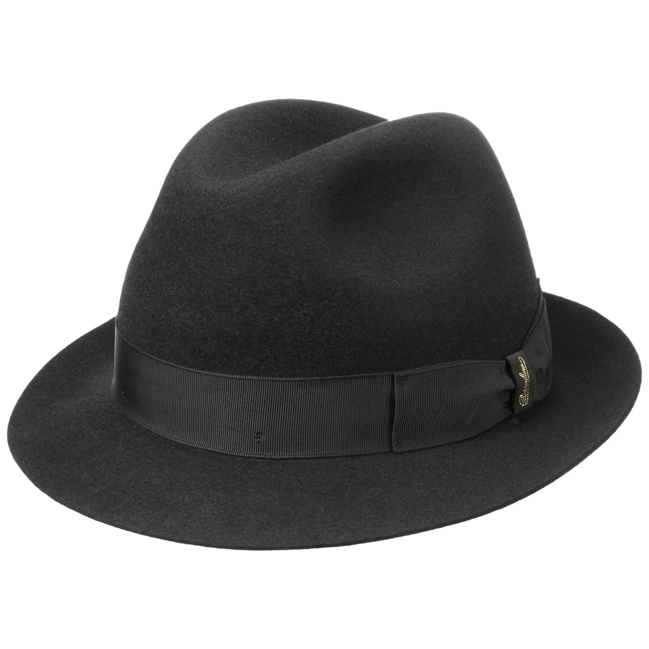 Borsalino Cappello Feltro Pelo Marengo Trilby Donna/Uomo - Made in Italy da Uomo di con Nastro Grosgrain Estate/Inverno Inverno