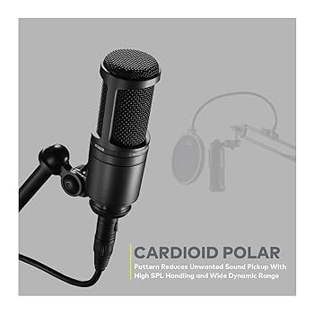 audio−technica AT2020 Amazon.com: Audio-Technica AT2020 Cardioid Condenser