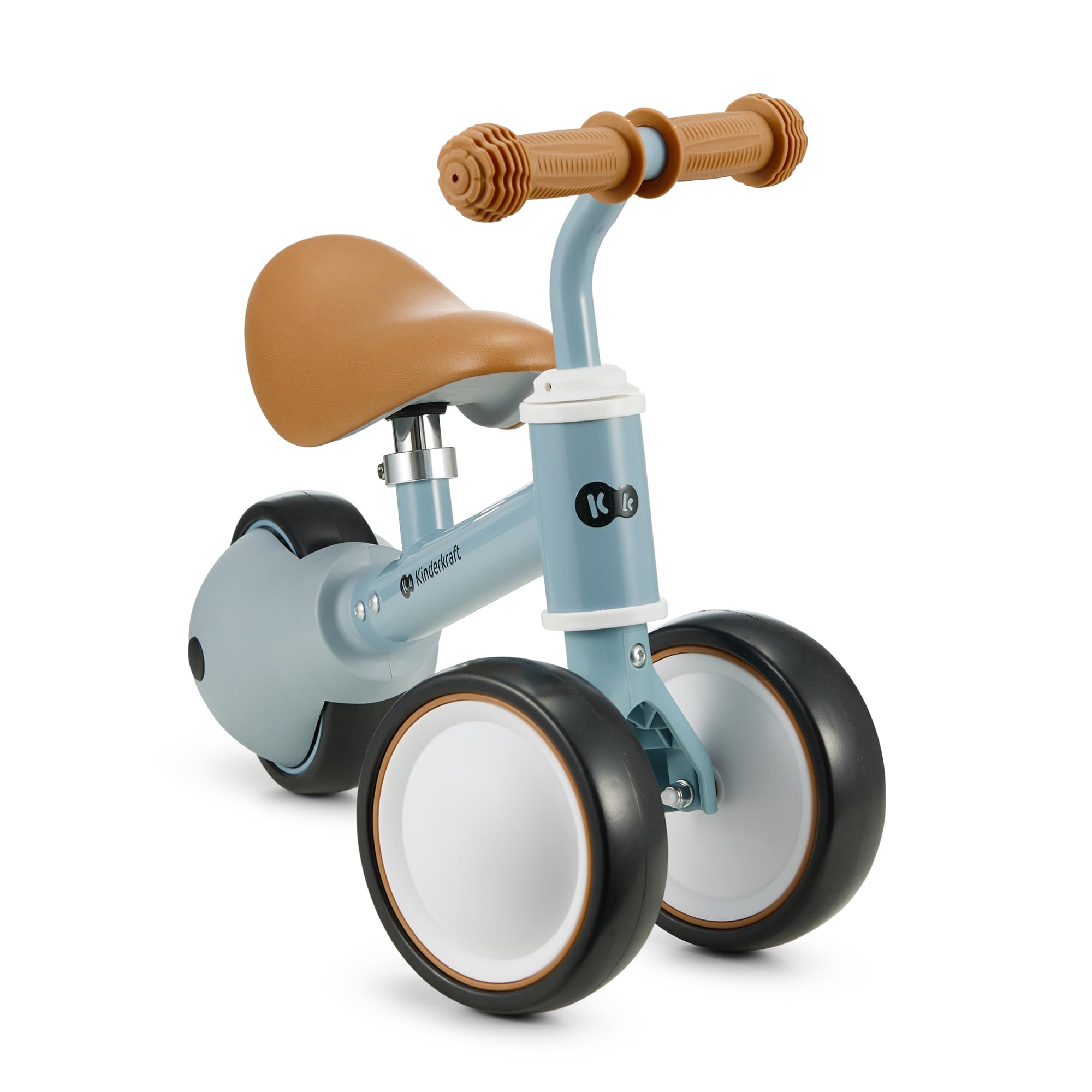 Kinderkraft CUTIE 3 en 1 Minitriciclo, Bicicleta De Equilibrio, Sin Pedales, Triciclo, Ajustable, Multifuncional, Ultraligera, Desde 1 Año De Vida Hasta Los 15 Kg, Azul