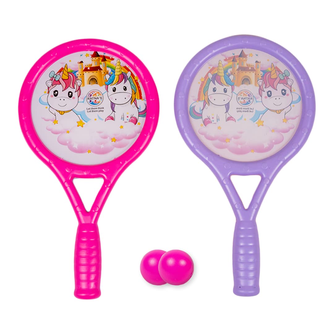 Ratnas Unicorn Sound Racket Set Junior 13 inches Size Musical Tennis Set Indoor & Outdoor Game for Kids (B09SX14TMV) Amazon Price History, Amazon Price Tracker