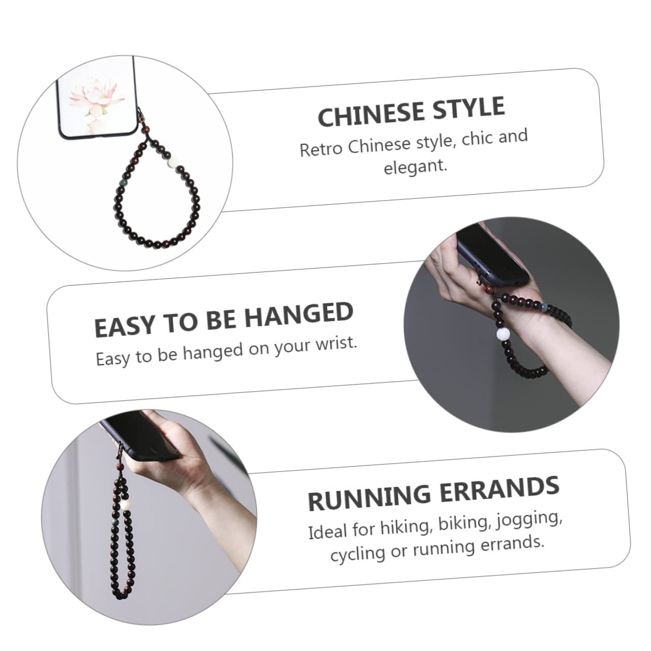 jojofuny 2piezas Lanyard De Teléfono Vintage Para Muñeca Diseño Chic y Práctico Para Caídas Compatible Dispositivos Móviles