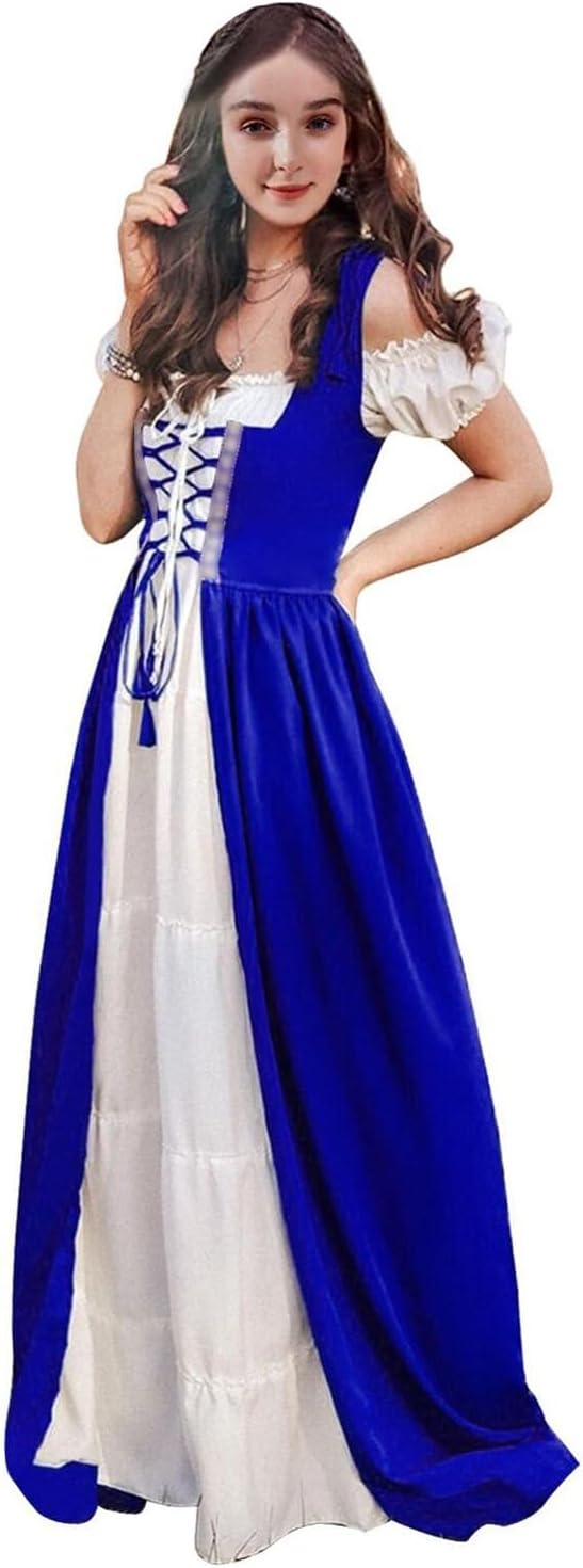 Abaowedding Renaissance Costume Women Medieval Dress Renaissance Pirate Irish Ren Faire Dresses