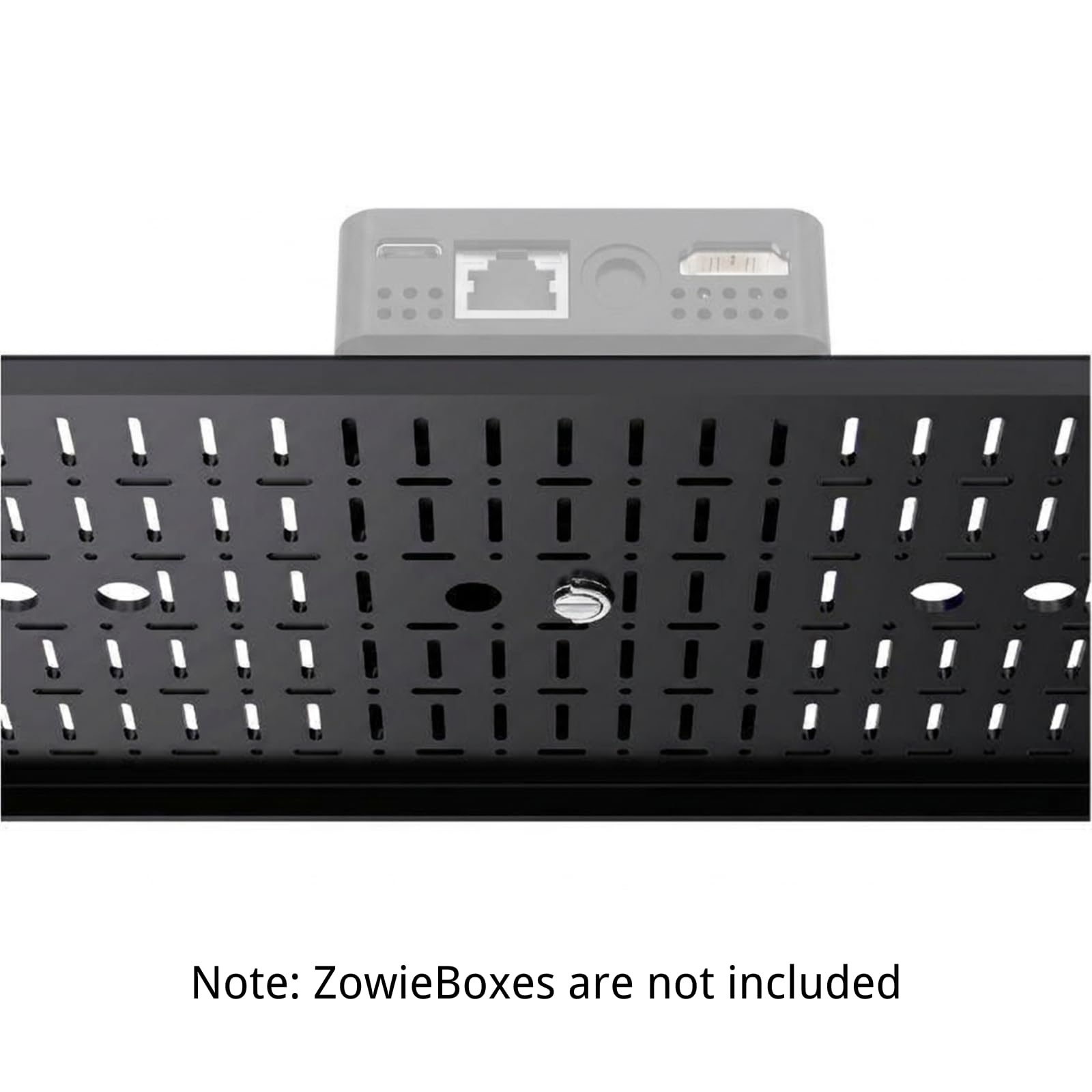 Zowietek Rack Mount 1U, ZowieRack, Compatible with HDMI/SDI ZowieBox (Pro), One ZowieRack Fits up to 6 ZowieBoxes