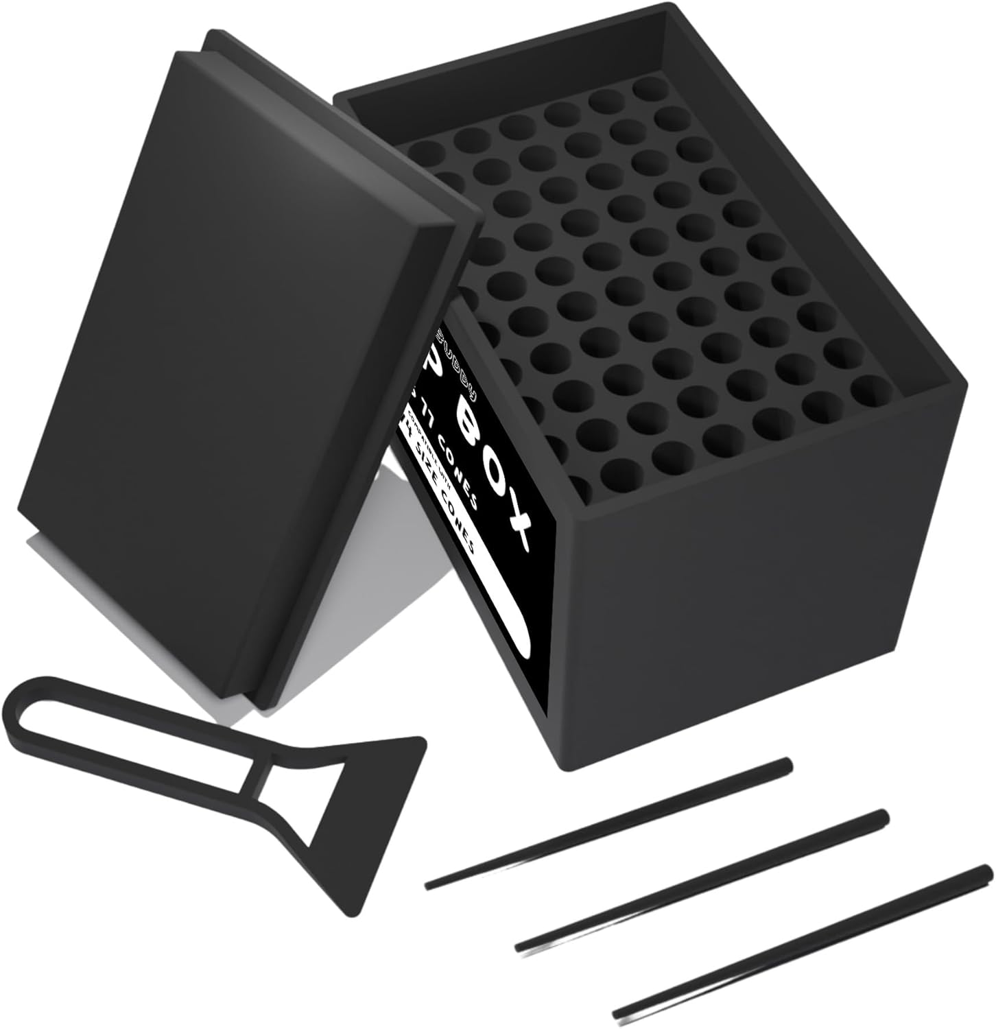 Bump Box - 77 Cone Packer & Filler - Pre-Rolled Cone Machine Stuffer - Compatible with 1 1/4 Inch Cones