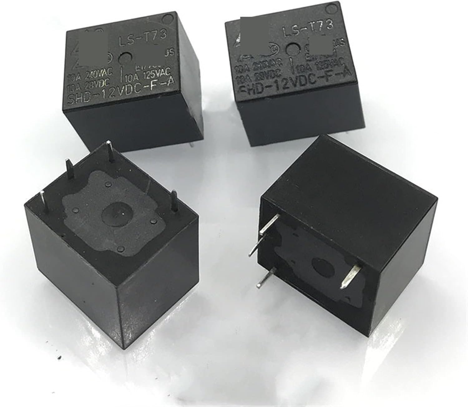 10Pcs Relay LS-T73 SHD-12VDC-F-A SHD 12VDC F A SHD-DC12V-F-A 10A 4PINS 12V