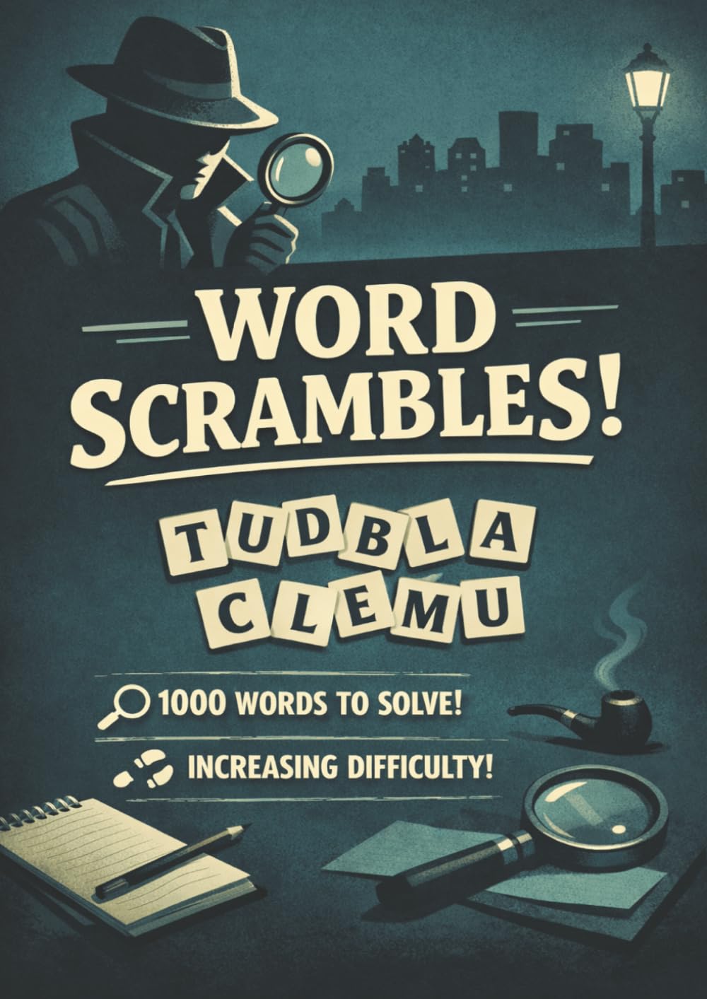 Word Scramble Puzzle Book: 50 Puzzles of Increasing Difficulty to Test Your Logic, Vocabulary, and Observation Skills