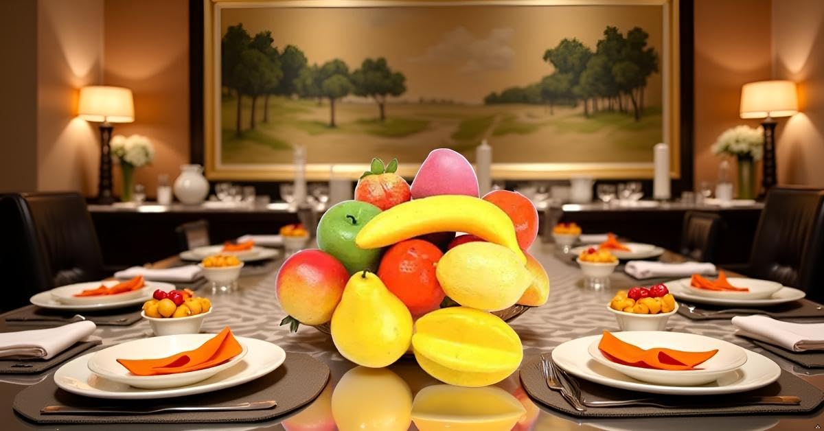 Build Deco12 Pcs Artificial Fruits, Assorted Fake Fruit Foam for Home Kitchen Party Wedding Decoration 1